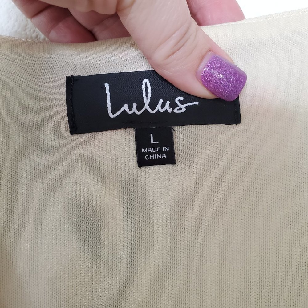 Lulu's Yellow Floral Belted Wrap Dress - Picture 2 of 4